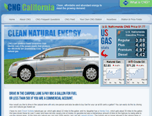 Tablet Screenshot of cngcalifornia.com